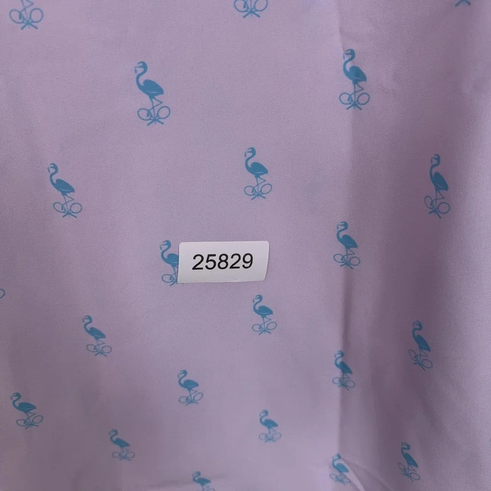 Miami Tennis Open Shirt Mens Large Purple Flamingo AOP All Over Under Armour